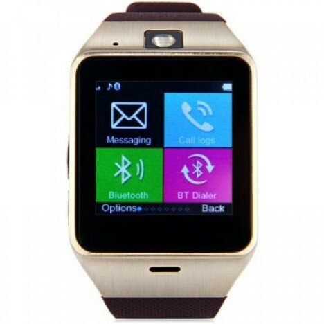 Ceas Smartwatch cu telefon iUni U15 A+, Camera, BT, 1.5 Inch, Carcasa metalica, Gold